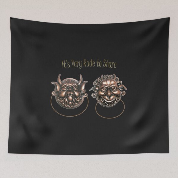 Item preview, It s Very Rude to Stare Labyrinth Knockers designed and sold by VenkataRb.