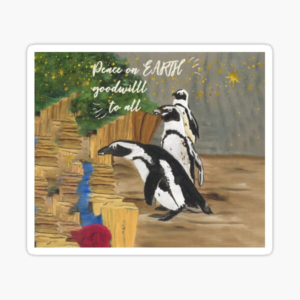 Penguin Wishes Sticker