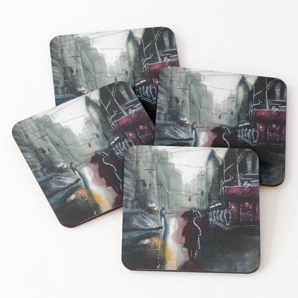 Item preview, Eerie Rainy Cityscape  designed and sold by DanaRenae.