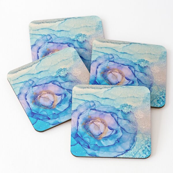 Item preview, Sea of Blue Abstract Roses designed and sold by Kathleen Douglas.