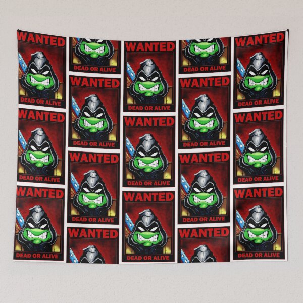 Item preview, WANTED LAST RONIN TURTLE B designed and sold by Shell Shocked Studio.