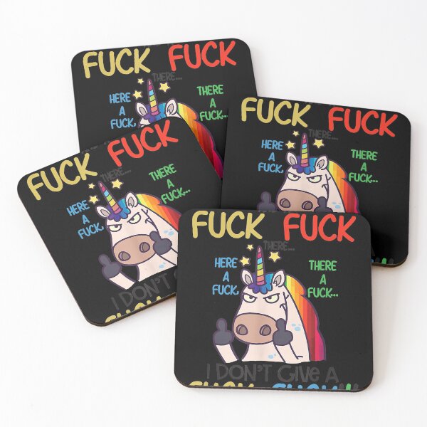 Item preview, Fuck Here Fuck There I Don't Give A Fuck Funny Unicorn Shirt Copy designed and sold by nellieharper.