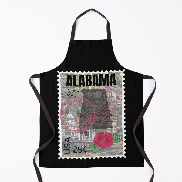 Item preview, Alabama US Postage Stamp With Camellia Flower and Ave Maria Grotto designed and sold by S-JDesigns.
