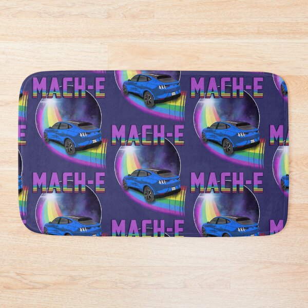 Item preview, Mach-E Rides the Rainbow Galaxy in Grabber Blue designed and sold by zealology.