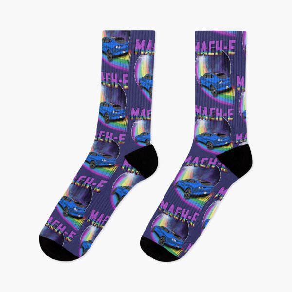 Item preview, Mach-E Rides the Rainbow Galaxy in Grabber Blue designed and sold by zealology.