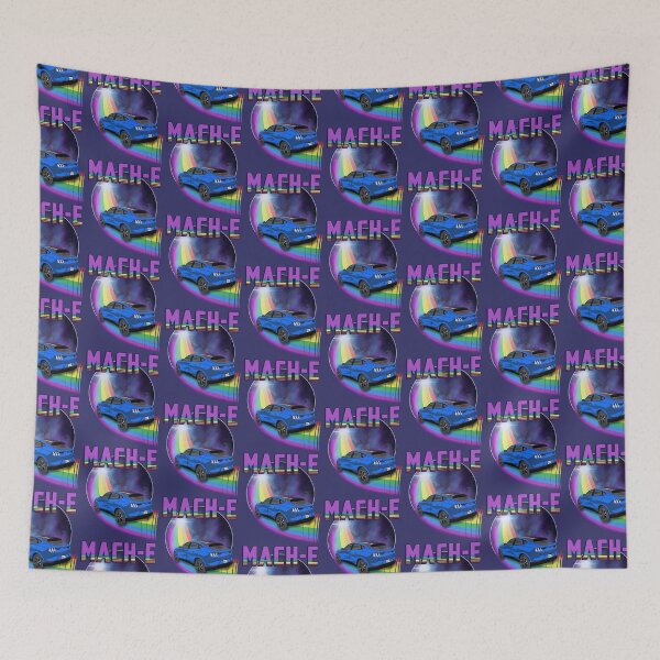 Item preview, Mach-E Rides the Rainbow Galaxy in Grabber Blue designed and sold by zealology.