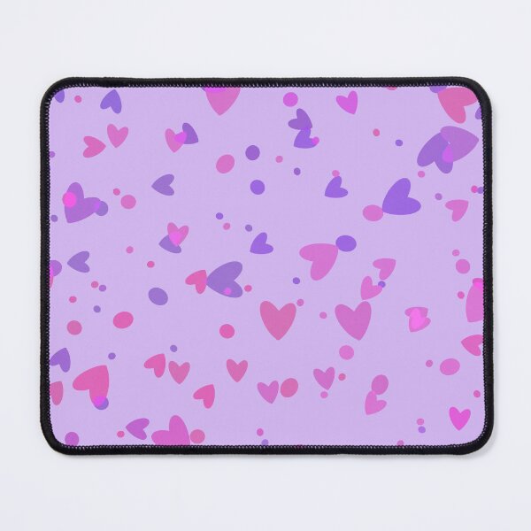 Item preview, Girly pink and purple heart pattern designed and sold by Smiley-10.