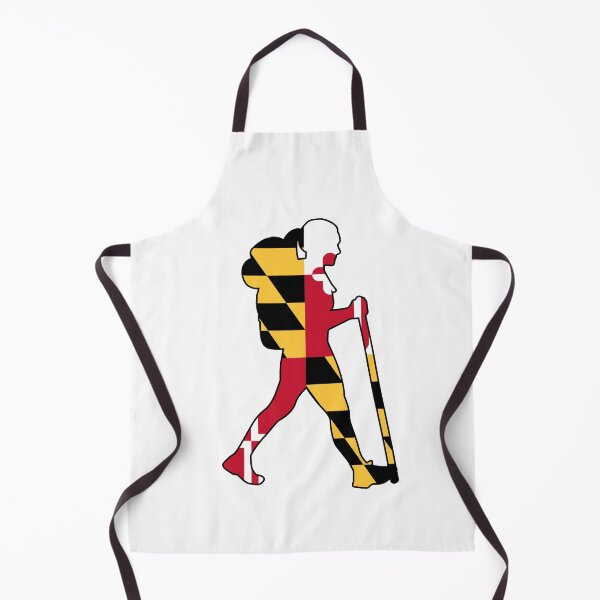 Item preview, Maryland Flag Woman Hiker Realistic designed and sold by VanyaKar.