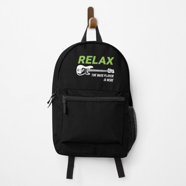 Item preview, Relax The Bass Player Is Here P-Style Bass Guitar Dark Theme designed and sold by nightsworthy.