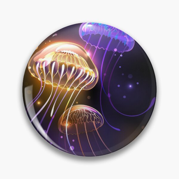 Item preview, Three Glowing Jellyfish designed and sold by Blackmoon9.