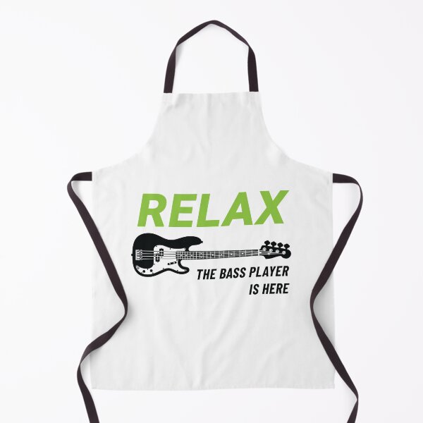 Item preview, Relax The Bass Player Is Here P-Style Bass Guitar Light Theme designed and sold by nightsworthy.