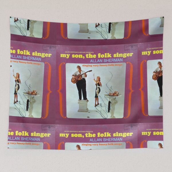 Item preview, Allan Sherman, comedy, My Son The Folk Singer, Yiddish, Jewish designed and sold by Vintaged.