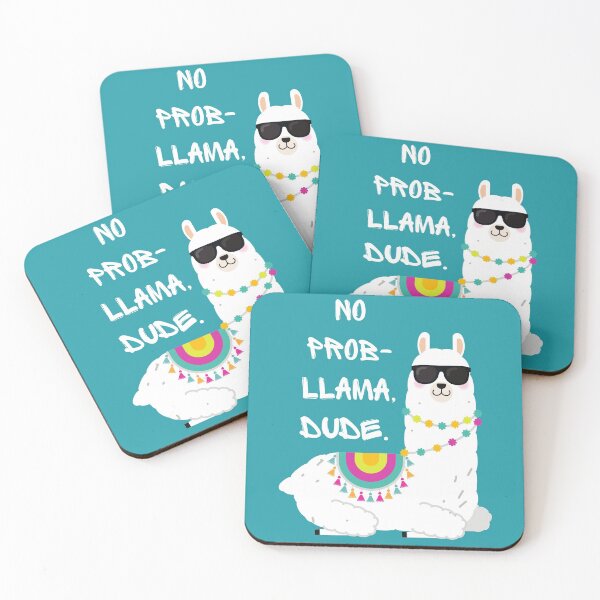 Item preview, No prob-llama, dude designed and sold by writeshaz.