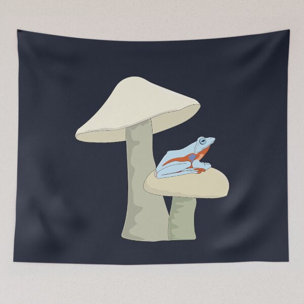 Item preview, Frog on a Mushroom designed and sold by penwah.