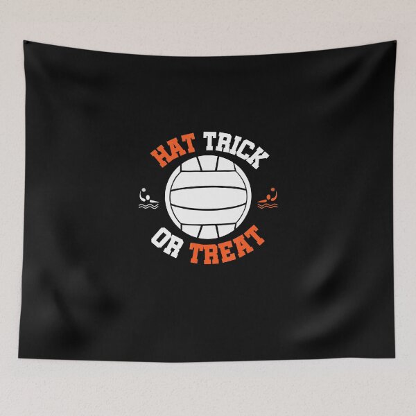 Item preview, Hat Trick Or Treat Halloween In Water Polo Funny designed and sold by EmmiSchramm.
