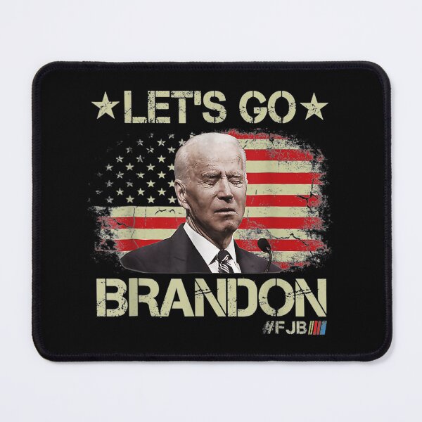 Item preview, Let's Go Brandon Conservative Anti Liberal US Flag designed and sold by Nancyvanpruisen.