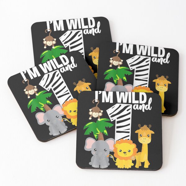 Item preview, Im Wild and 1 Zoo Theme Birthday Safari Jungle Animal designed and sold by MiloszshiZse.