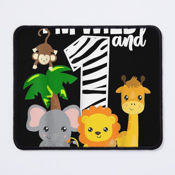 Item preview, Im Wild and 1 Zoo Theme Birthday Safari Jungle Animal designed and sold by MiloszshiZse.