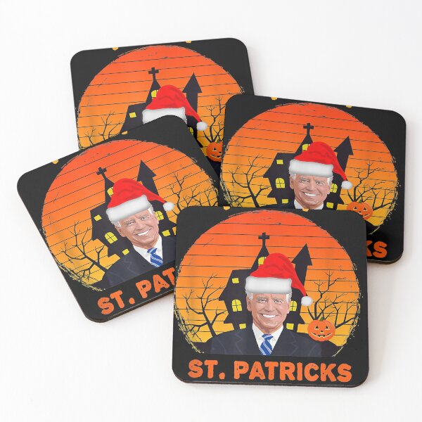 Item preview, Funny Anti Joe Biden Happy St Patrick Pumpkin Head Halloween designed and sold by nellieharper.