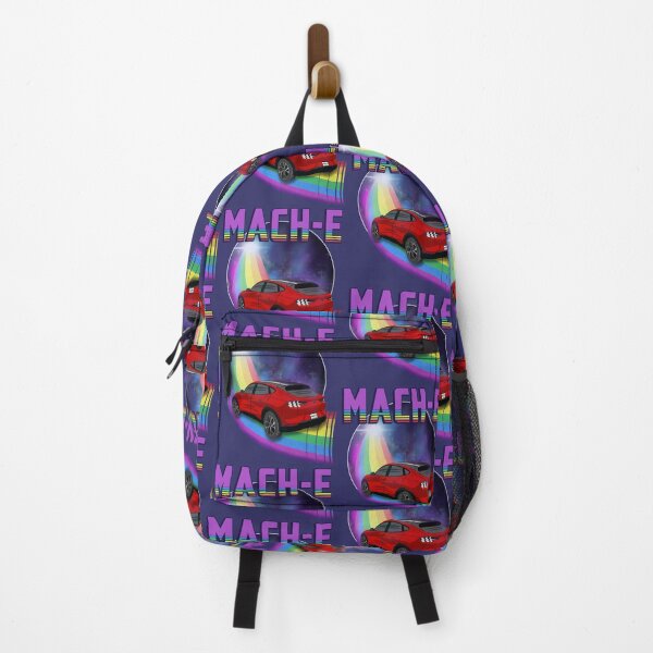 Item preview, Mach-E Rides the Rainbow Galaxy in Rapid Red designed and sold by zealology.