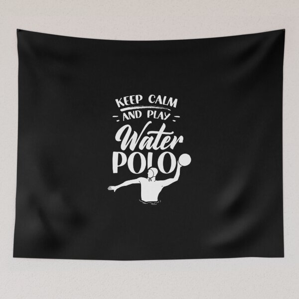 Item preview, Keep Calm And Play Water Polo Beachball Player Team Hobby designed and sold by EmmiSchramm.