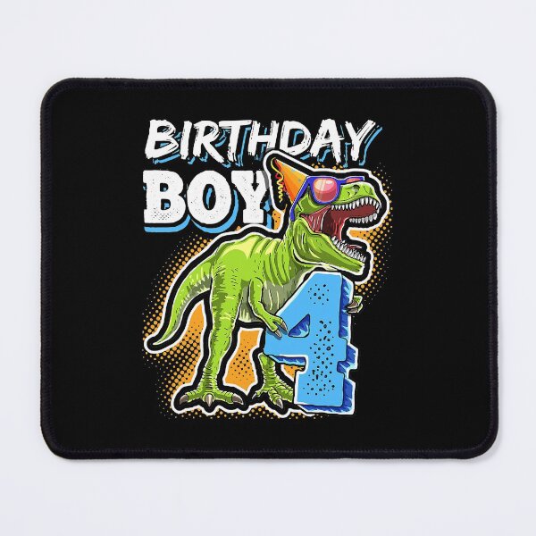 Item preview, Birthday Boy 4 4th Birthday T Rex Dinosaur Party Gift Boys designed and sold by WoolRudransh.