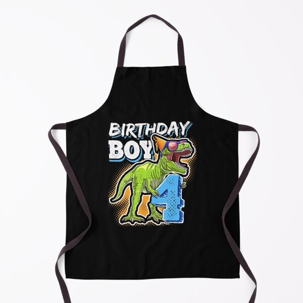 Item preview, Birthday Boy 4 4th Birthday T Rex Dinosaur Party Gift Boys designed and sold by WoolRudransh.