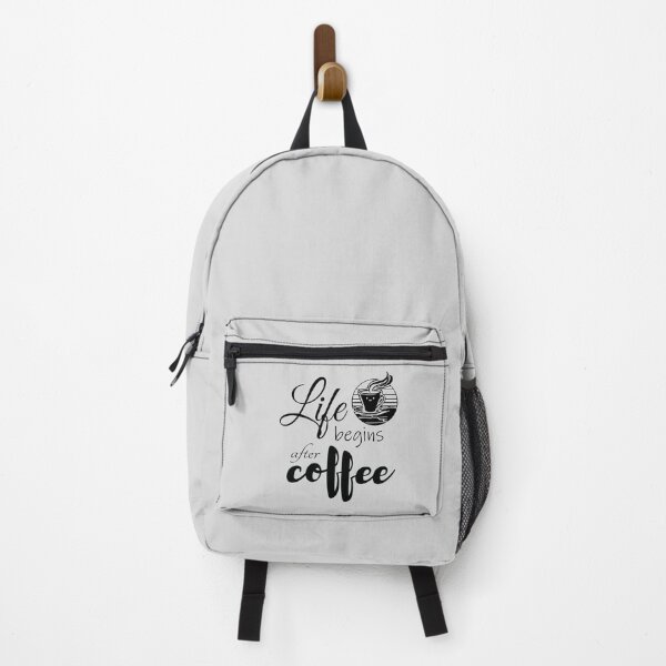 Item preview, Life Begins After Coffee Black designed and sold by PrintDarling.