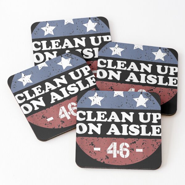 Item preview, Anti-Biden Clean Up On Aisle 46 Impeach Biden Retro Vintage designed and sold by burtonbarrett.