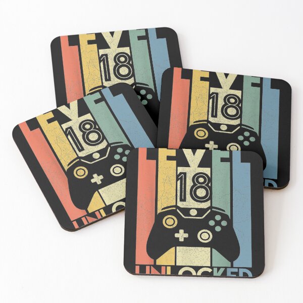 Item preview, Level 18 Unlocked Funny Video Gamer 18th Birthday designed and sold by MiloszshiZse.