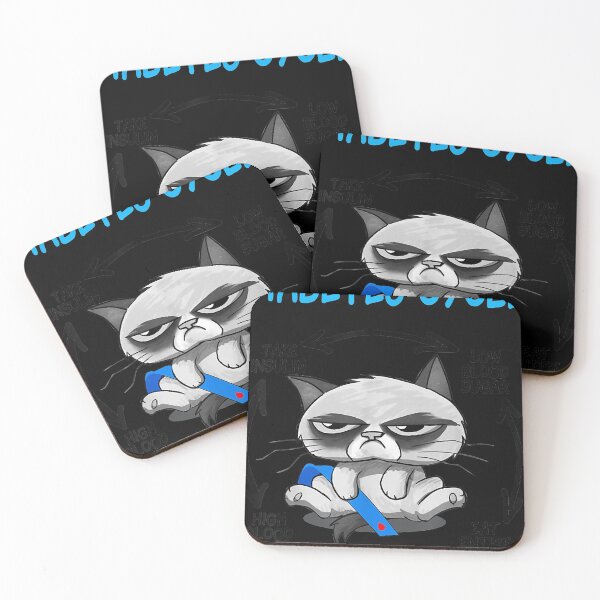 Item preview, Funny Cat Diabetic Life Cycle Diabetes Awareness designed and sold by nellieharper.