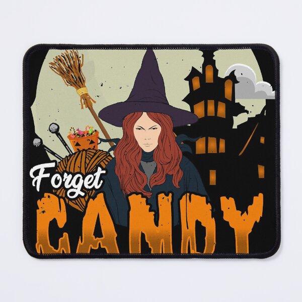 Item preview, Halloween Witch Knitting Saying - Yarn Lover Meme Sweatshirt designed and sold by brandmyers.