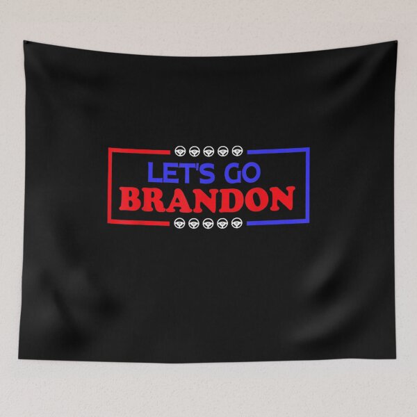 Item preview, Let's Go Brandon Conservative Anti Liberal US Flag designed and sold by Nancyvanpruisen.