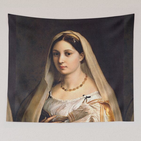 Item preview, Woman with a Veil (La Donna Velata), (1516) by Raphael designed and sold by lamalee.