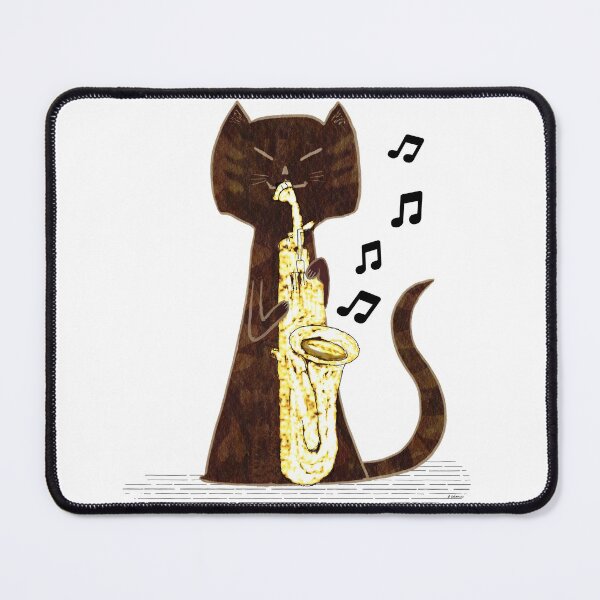 Item preview, Cool Sax Cat designed and sold by Lilmonsto.