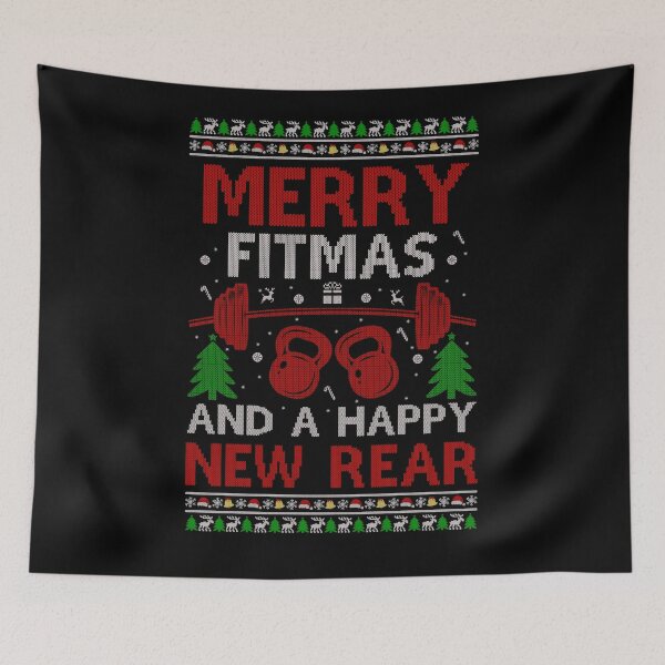 Item preview, Merry Fitmas and a Happy New Rear designed and sold by angelusdark.
