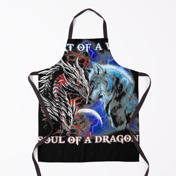 Item preview, Heart Of Wolf Soul Of A Dragon - Cool dragon - wolf warrior designed and sold by brandmyers.