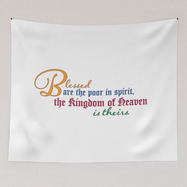 Item preview, Beatitudes: Blessed Are the Poor in Spirit designed and sold by KTSubz Faith & Fun Designs.