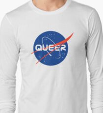 Queer - Nasa inspired logo Long Sleeve T-Shirt