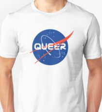 Queer - Nasa inspired logo Unisex T-Shirt