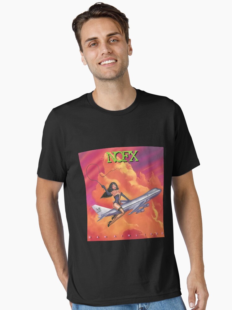 80s nofx epitaphロゴ　s&m airlines Tシャツ L 80s nofx epitaphロゴ s&m airlines Tシャツ L - メルカリ