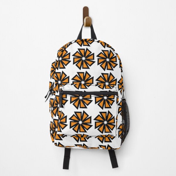 Item preview, orange floral pattern- P31 designed and sold by Zitality.