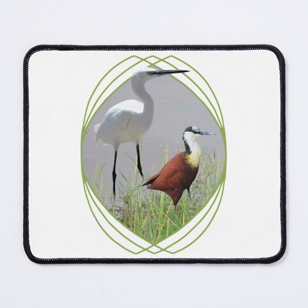 Item preview, Little egrets and jacobes are birds in Kenya / Africa designed and sold by TShirtsundMehr.
