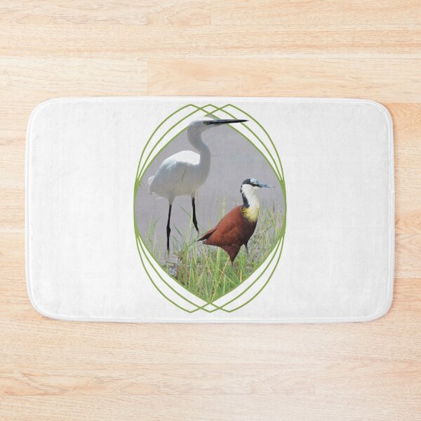 Item preview, Little egrets and jacobes are birds in Kenya / Africa designed and sold by TShirtsundMehr.