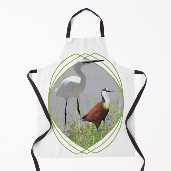 Item preview, Little egrets and jacobes are birds in Kenya / Africa designed and sold by TShirtsundMehr.