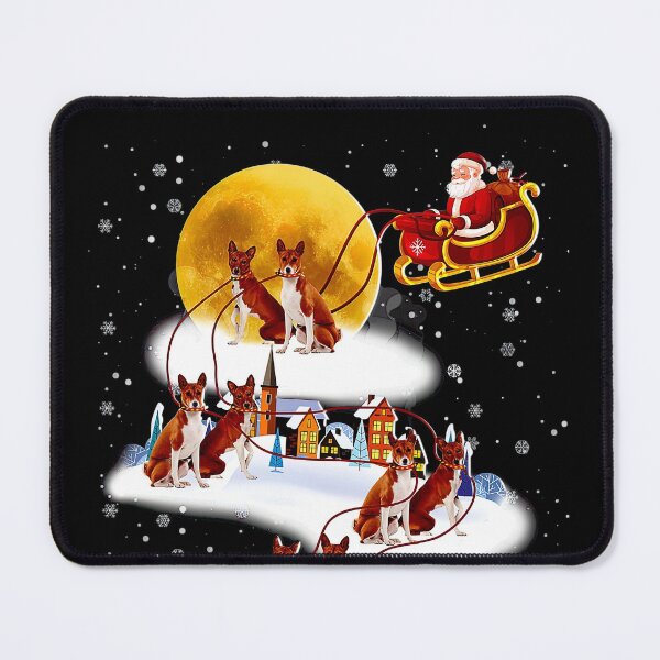 Item preview, Basenji Reindeer Christmas 2019 Dog Gift designed and sold by BegayStore.