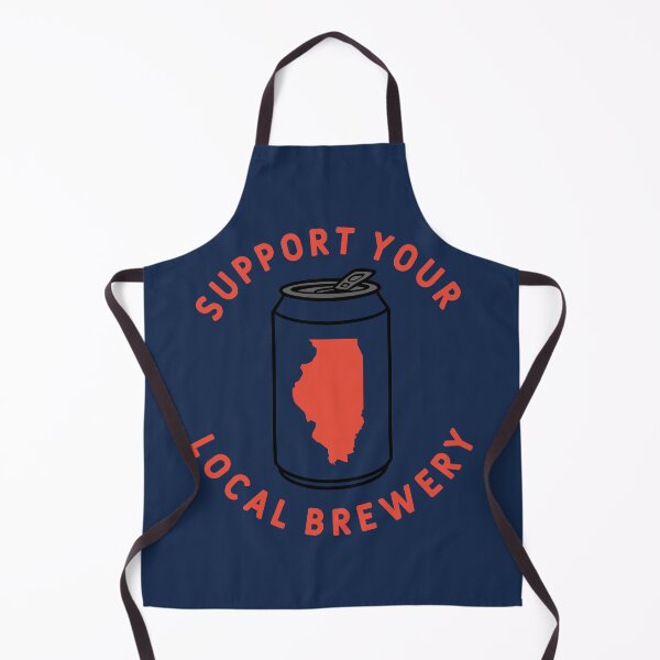 Item preview, Support Your Local Brewery Illinois designed and sold by fearcity.
