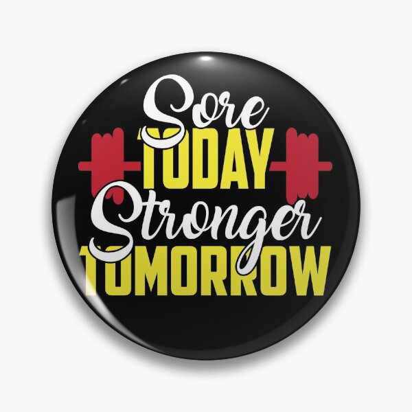 Item preview, Sore Today Stronger Tomorrow - Motivational Gym  designed and sold by motivationaltee.