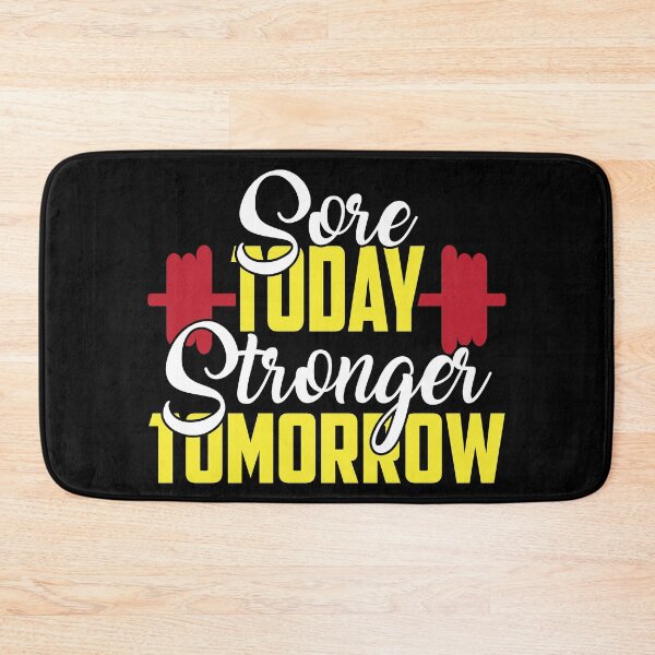 Item preview, Sore Today Stronger Tomorrow - Motivational Gym  designed and sold by motivationaltee.