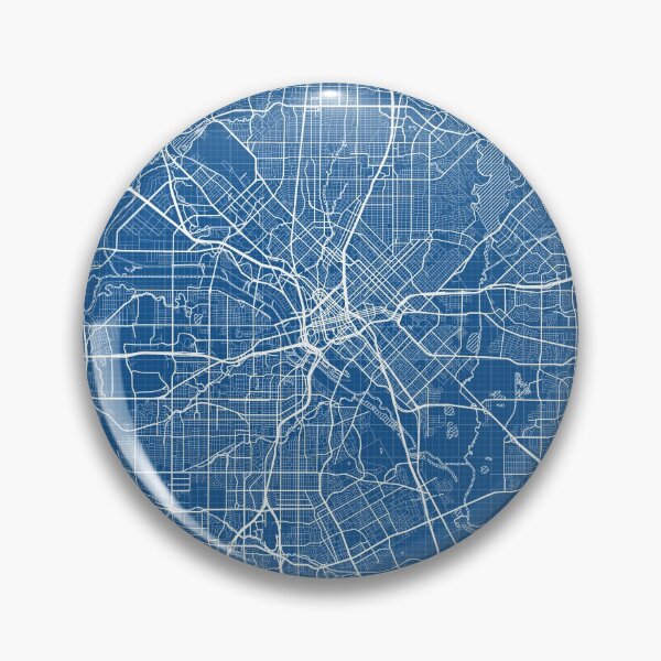 Artikelvorschau, Dallas Stadtplan von Texas, USA - Blaupause entworfen und verkauft von deMAP.